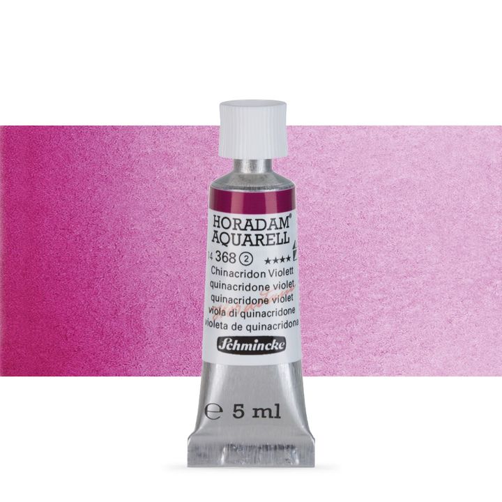 Χρώματα ακουαρέλας Schmincke Horadam σε σωληνάριο 5 ml – 368 Quinacridone Violet