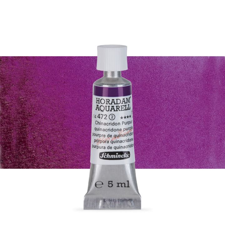 Χρώματα ακουαρέλας Schmincke Horadam σε σωληνάριο 5 ml – 472 Quinacridone Purple