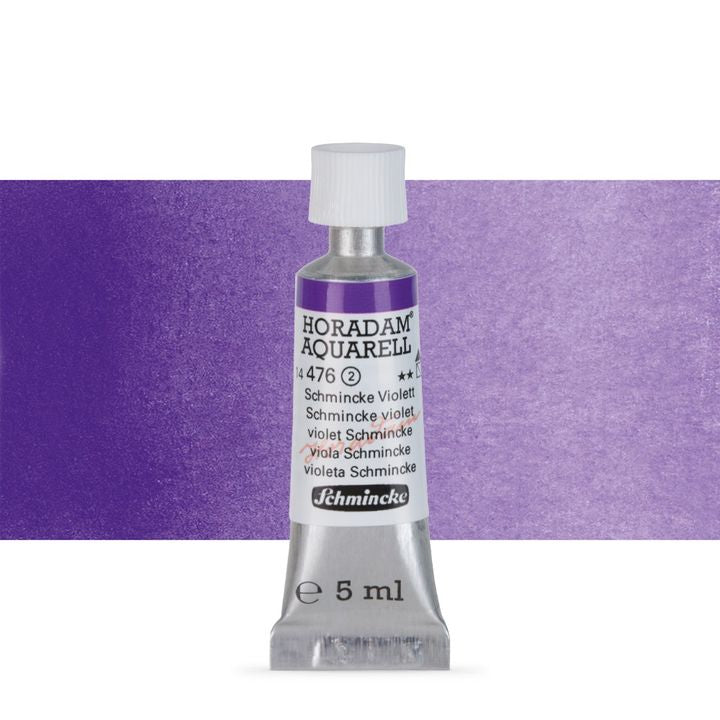 Χρώματα ακουαρέλας Schmincke Horadam σε σωληνάριο 5 ml – 476 Schmincke Violet