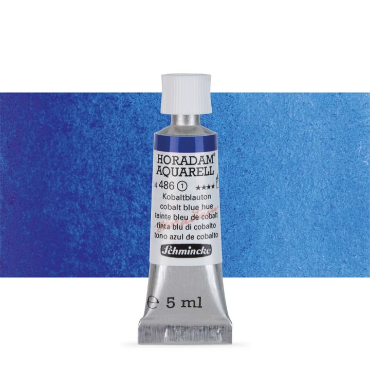 Χρώματα ακουαρέλας Schmincke Horadam σε σωληνάριο 5 ml – 486 Cobalt Blue Hue