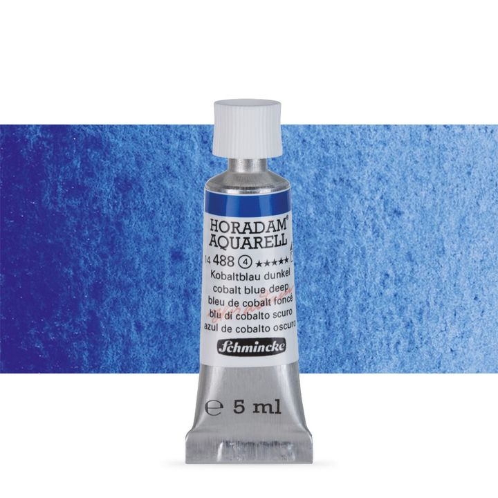 Χρώματα ακουαρέλας Schmincke Horadam σε σωληνάριο 5 ml – 488 Cobalt Blue Deep