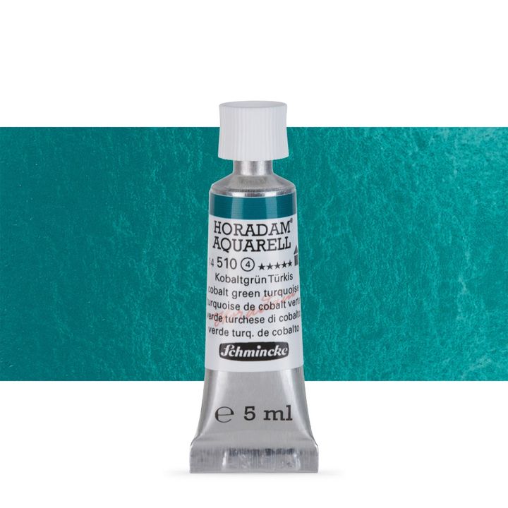 Χρώματα ακουαρέλας Schmincke Horadam σε σωληνάριο 5 ml – 510 Cobalt Green Turquoise
