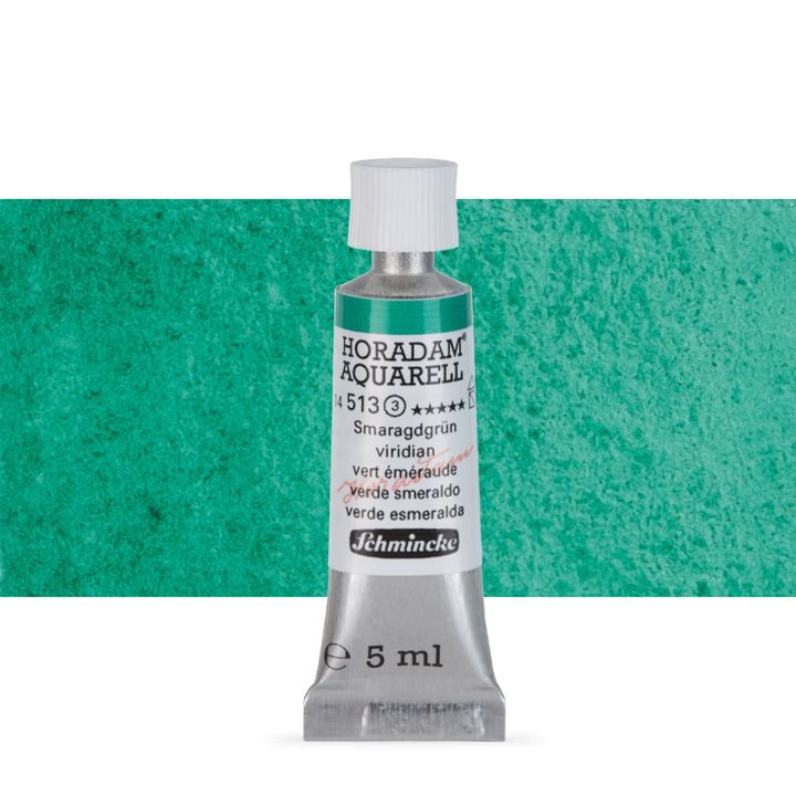 Χρώματα ακουαρέλας Schmincke Horadam σε σωληνάριο 5 ml – 513 Viridian