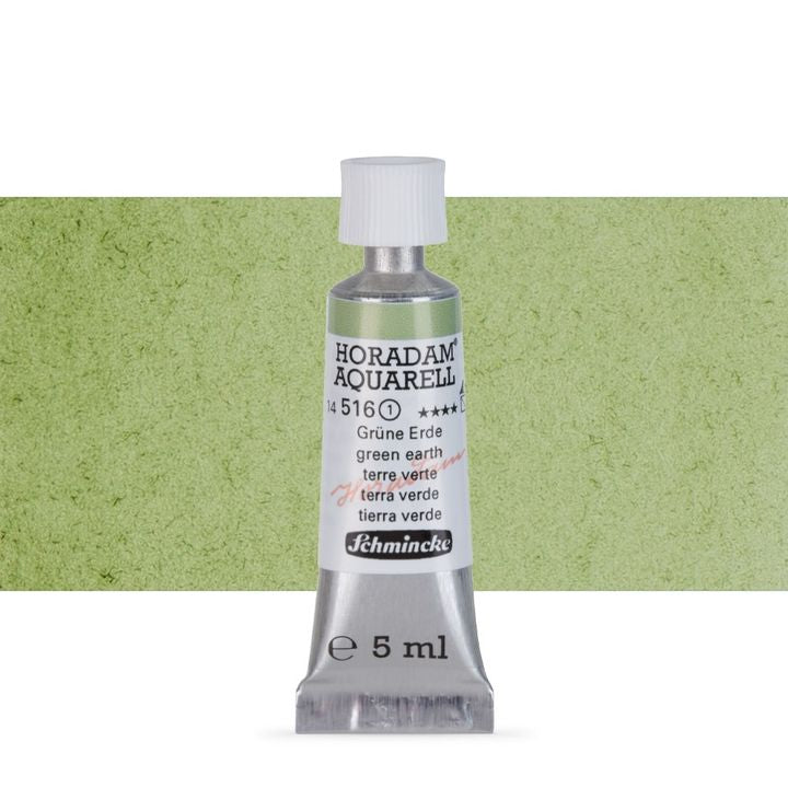 Χρώματα ακουαρέλας Schmincke Horadam σε σωληνάριο 5 ml – 516 Green Earth