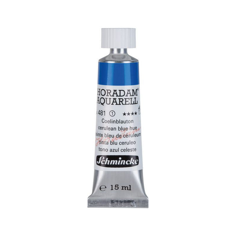 Schmincke Horadam χρώμα ακουαρέλας σε σωληνάριο 15 ml - Onetz – 481 Μπλε σερούλεον (απόχρωση)