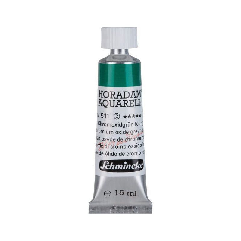 Schmincke Horadam χρώμα ακουαρέλας σε σωληνάριο 15 ml - Onetz – 511 Πράσινο οξειδίου του χρωμίου λαμπερό