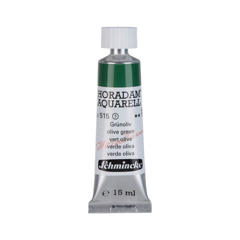 Schmincke Horadam χρώμα ακουαρέλας σε σωληνάριο 15 ml - Onetz – 515 Πράσινο ελιάς