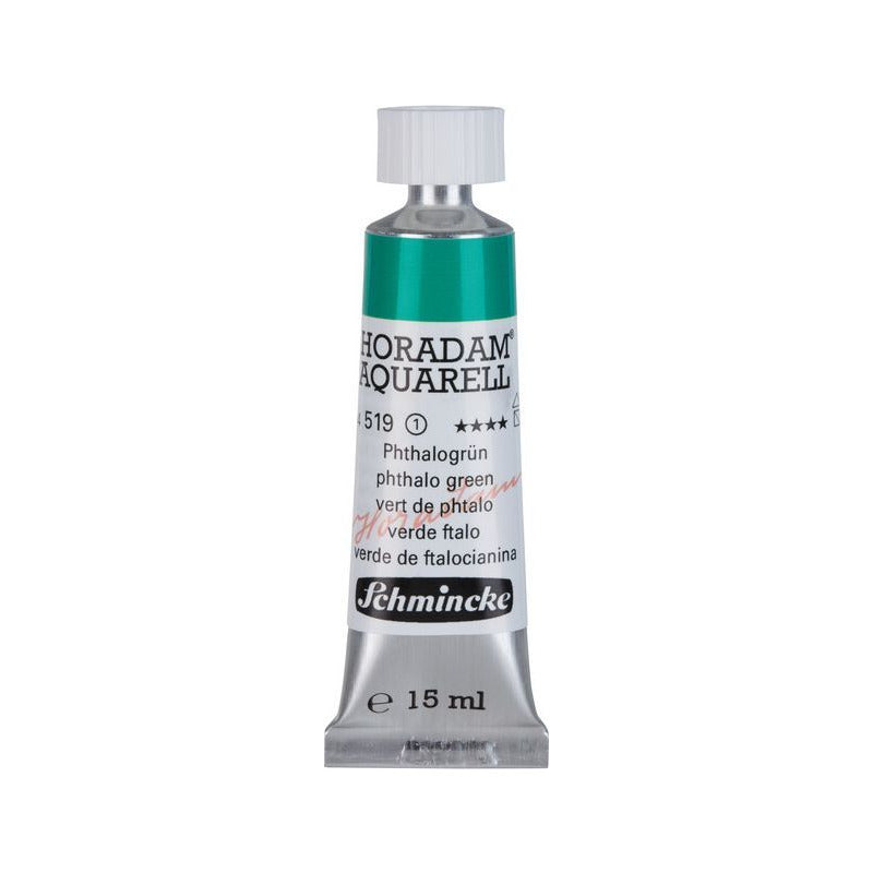Schmincke Horadam χρώμα ακουαρέλας σε σωληνάριο 15 ml - Onetz – 519 Πράσινο φθαλοκυανίνης