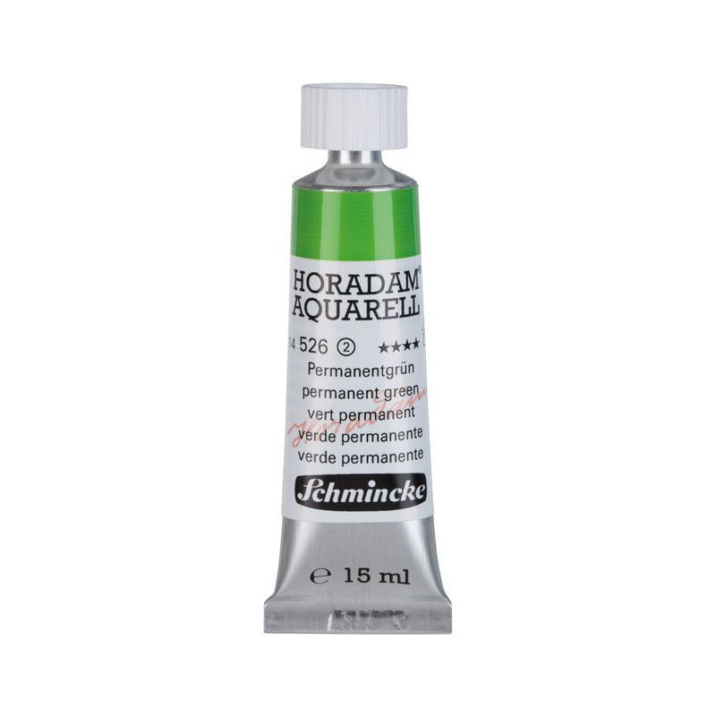 Schmincke Horadam χρώμα ακουαρέλας σε σωληνάριο 15 ml - Onetz – 526 Μόνιμο πράσινο