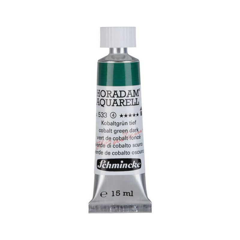 Schmincke Horadam χρώμα ακουαρέλας σε σωληνάριο 15 ml - Onetz – 533 Πράσινο κοβαλτίου σκούρο