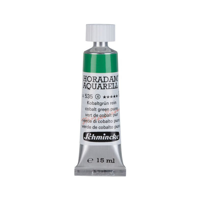 Schmincke Horadam χρώμα ακουαρέλας σε σωληνάριο 15 ml - Onetz – 535 Πράσινο κοβαλτίου καθαρό