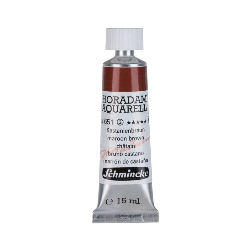 Schmincke Horadam χρώμα ακουαρέλας σε σωληνάριο 15 ml - Onetz – 651 Καφέ καστανό