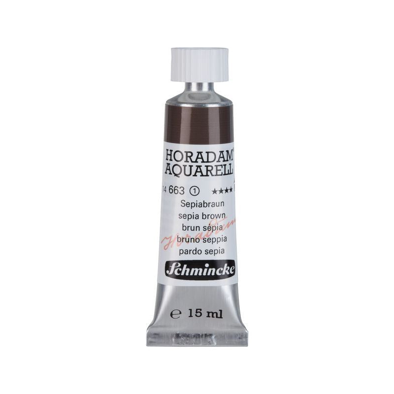 Schmincke Horadam χρώμα ακουαρέλας σε σωληνάριο 15 ml - Onetz – 663 Καφέ σουπιάς
