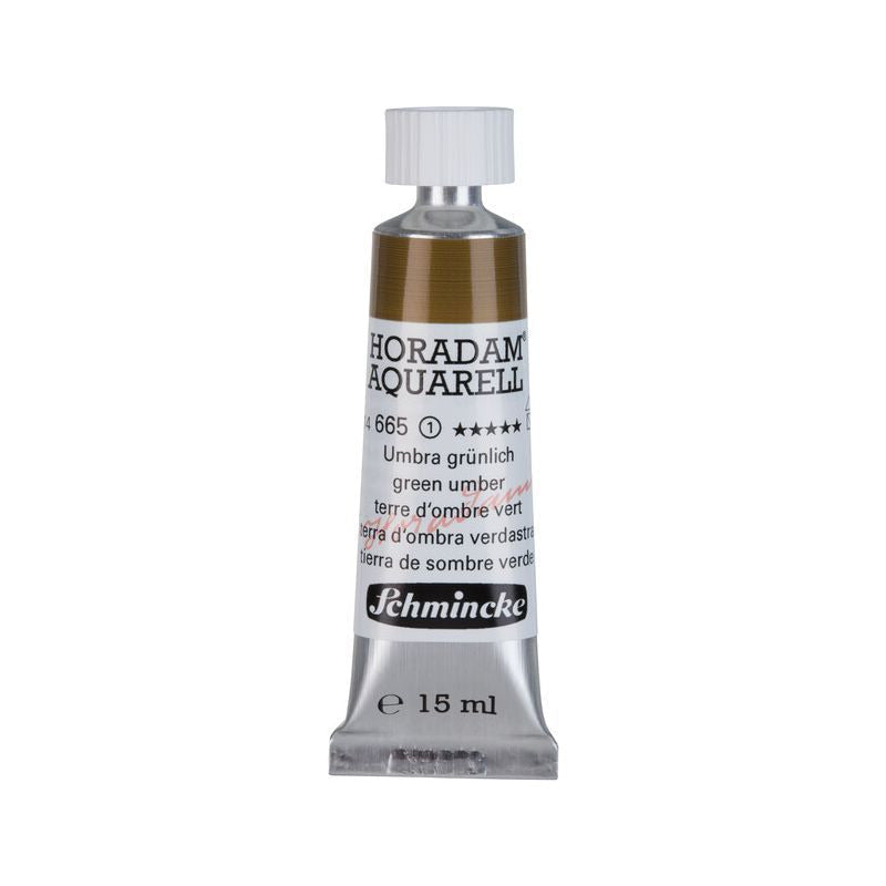 Schmincke Horadam χρώμα ακουαρέλας σε σωληνάριο 15 ml - Onetz – 665 Πράσινη όμπρα