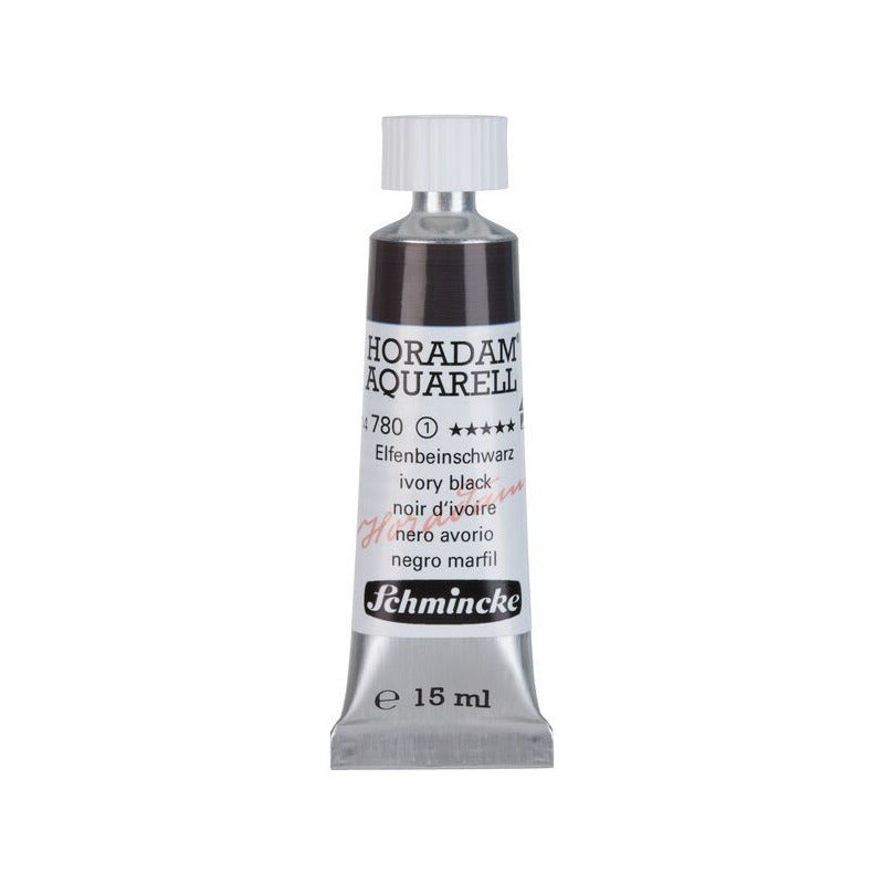 Schmincke Horadam χρώμα ακουαρέλας σε σωληνάριο 15 ml - Onetz – 780 Μαύρο ελεφαντόδοντου