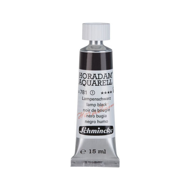 Schmincke Horadam χρώμα ακουαρέλας σε σωληνάριο 15 ml - Onetz – 781 Μαύρο λάμπας