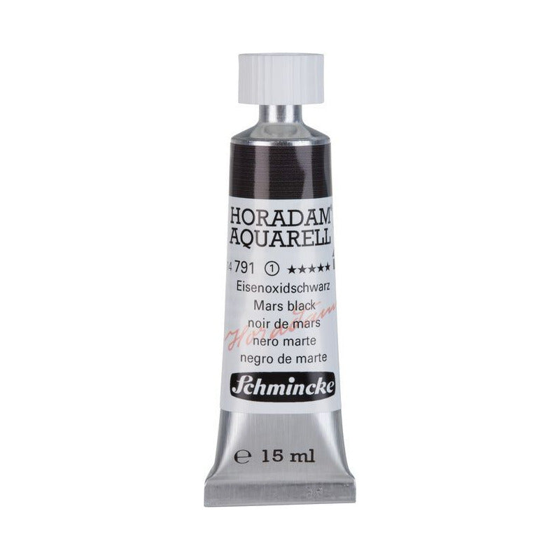 Schmincke Horadam χρώμα ακουαρέλας σε σωληνάριο 15 ml - Onetz – 791 Μαύρο του Άρη