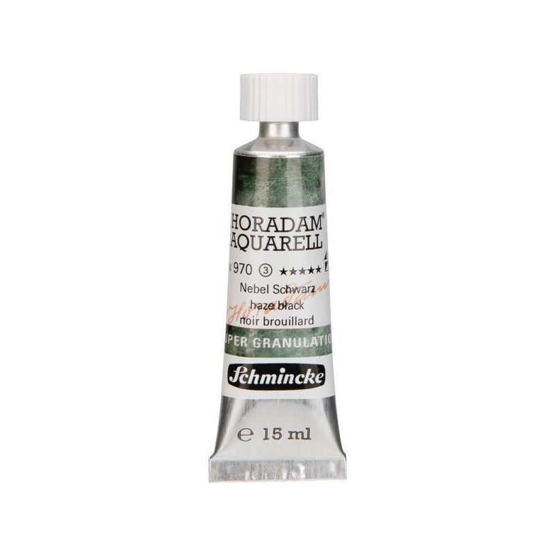Schmincke Horadam χρώμα ακουαρέλας σε σωληνάριο 15 ml - Onetz – 970 Μαύρο ομίχλης