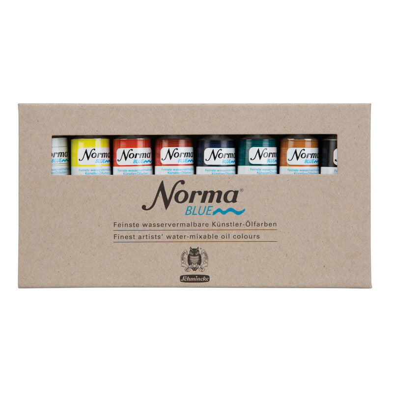 Schmincke NORMA Blue σετ σε χάρτινη συσκευασία, 8 x 35 ml