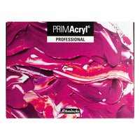 Schmincke PRIMAcryl ξύλινη κασετίνα με ακρυλικά χρώματα 10 x 35 ml + λευκό 150 ml και πινέλα