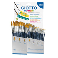 Σχολικά πινέλα GIOTTO Taklon Séria 500 mix display 84 τμχ