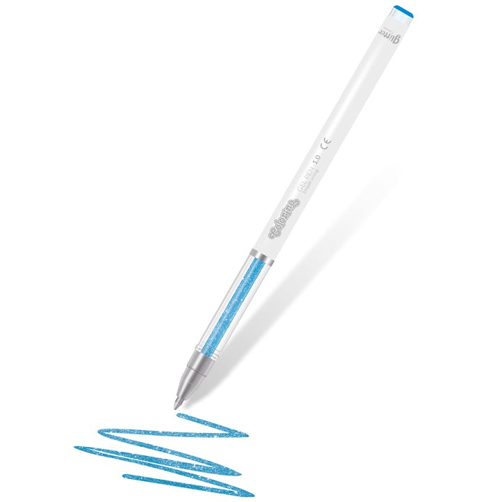 Σετ 10 στυλό Gel Glitter Colorino