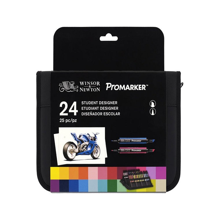 Σετ 25 μαρκαδορων Winsor & Newton Promarkers σε μολυβοθηκη