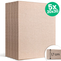 Σετ 5 καμβάδων ζωγραφικής NATURE ECO