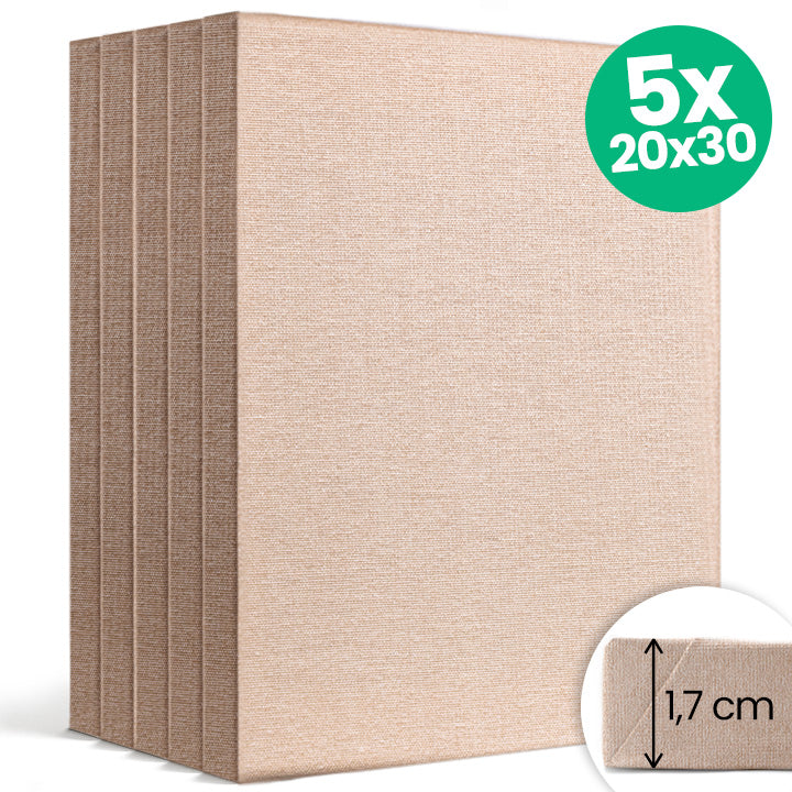 Σετ 5 καμβάδων ζωγραφικής NATURE ECO