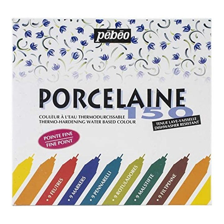 Σετ 9 μαρκαδόρων για πορσελάνη porcelaine 150 - fine