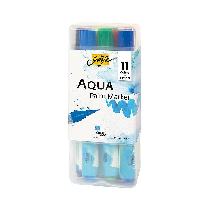 Σετ ακουαρελ μαρκαδοροι Aqua Solo Goya Powerpack - 11 + 1 τεμ