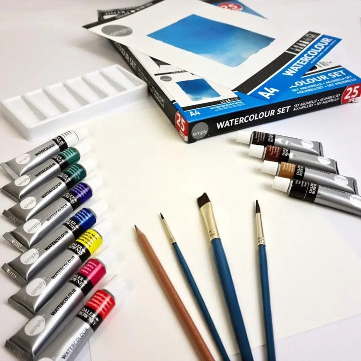 Σετ ακουαρέλας Daler Rowney με αξεσουάρ 25 τμχ