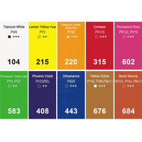 Set akrilnih boja Phoenix Artist 10 x 22 ml