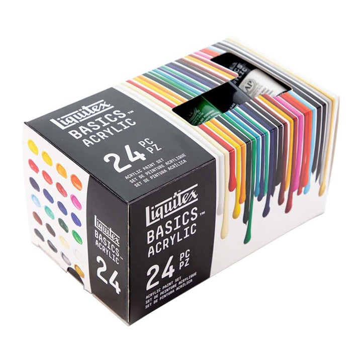 Σετ ακρυλικά χρώματα Liquitex Basics - 24x22 ml