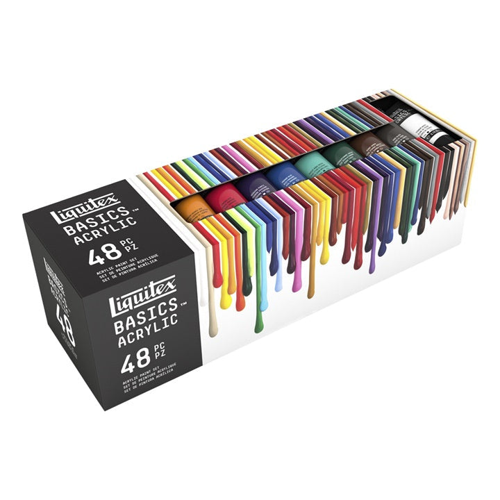 Σετ ακρυλικα χρωματα Liquitex Basics - 48x22 ml