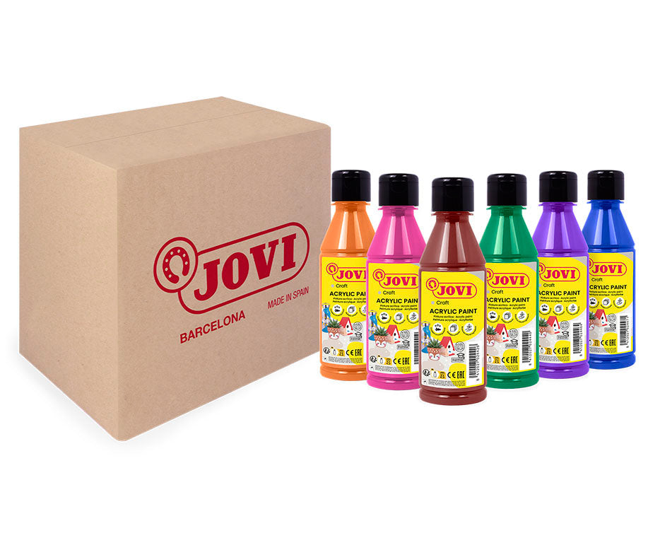 Σετ ακρυλικών χρωμάτων JOVI Jovidecor 6 x 250 ml – Παραλλαγή B