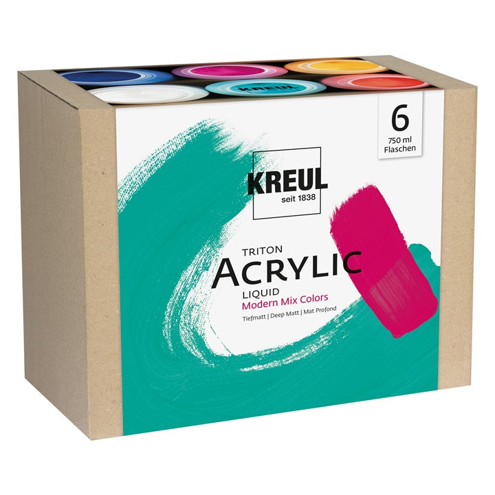 Σετ ακρυλικών χρωμάτων KREUL Triton