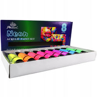 Σετ ακρυλικών χρωμάτων Phoenix νέον 8 x 21 ml