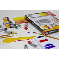Σετ ακρυλικών Daler Rowney με αξεσουάρ 25 τεμ.