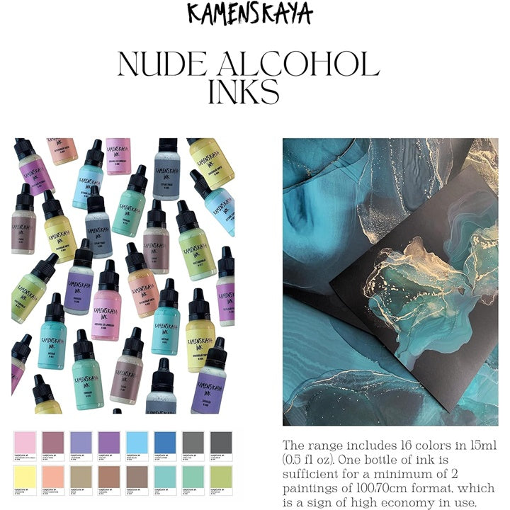 Σετ αλκοολούχων μελανιών NUDE KAMENSKAYA 16 x 15 ml