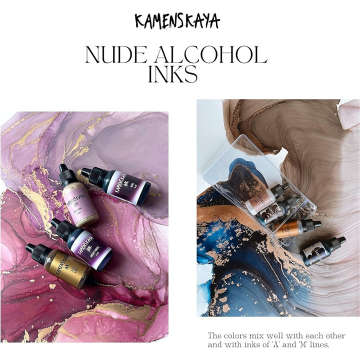 Σετ αλκοολούχων μελανιών NUDE KAMENSKAYA 16 x 15 ml