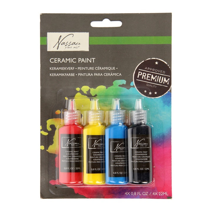 Σετ χρώματα πορσελάνης Nassau Fine Art 4 x 22 ml