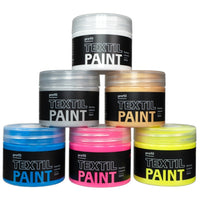 Σετ χρωμάτων για σκούρα υφάσματα Profil - Unicorn Bling 6 x 50 ml