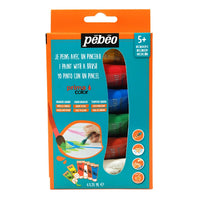 Σετ χρωμάτων γκουάς Pebeo Primacolor 6 x 20 ml