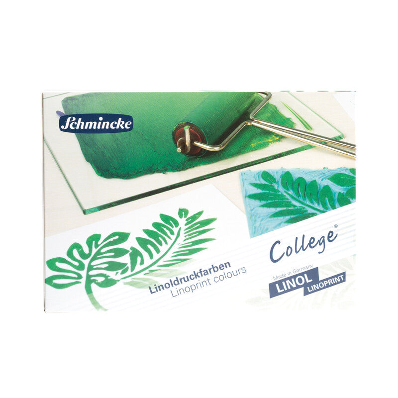 Σετ χρωμάτων λινογραφίας Schmincke College Linol, 5 x 75 ml, βασικά χρώματα