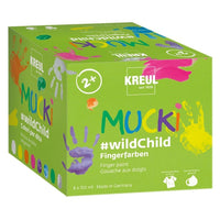 Σετ δακτυλομπογιές IMUCKI Wild Child - KREUL 8 x 150 ml