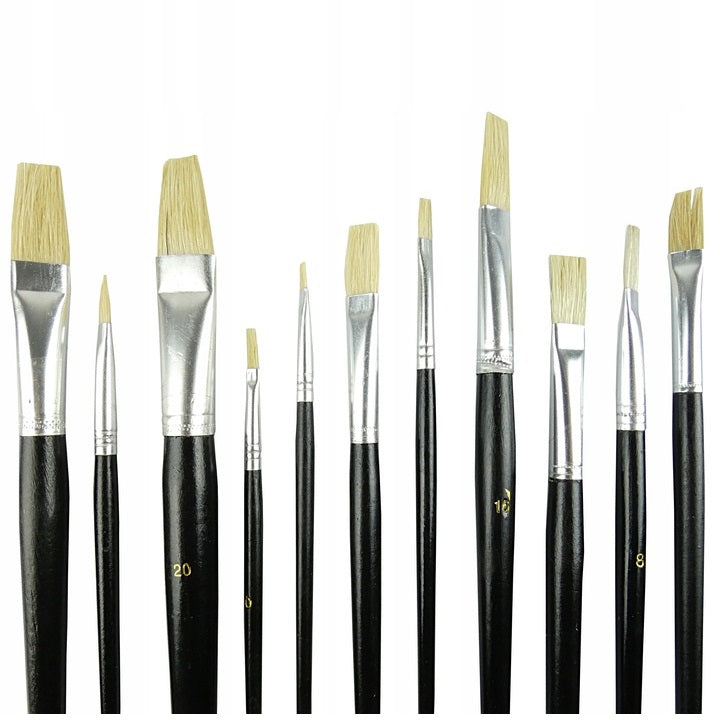 Set di 11 pennelli piatti Phoenix