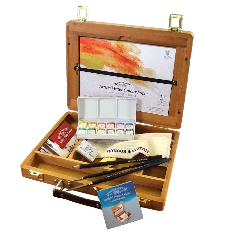 Σετ επαγγελματικες ακουαρελες & Newton Bamboo Box