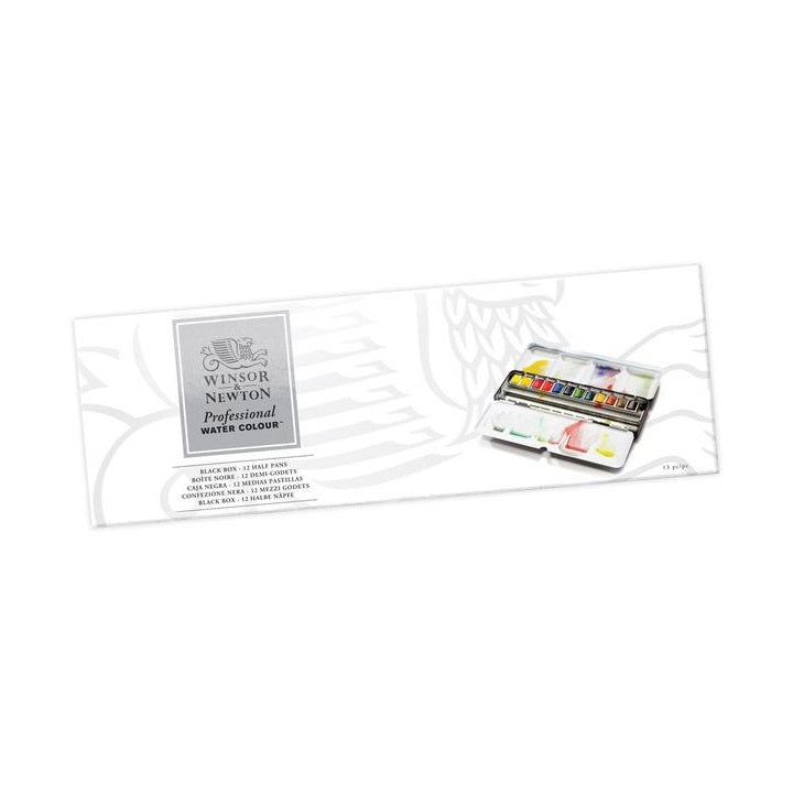 Σετ επαγγελματικες ακουαρελες Winsor & Newton Black Box