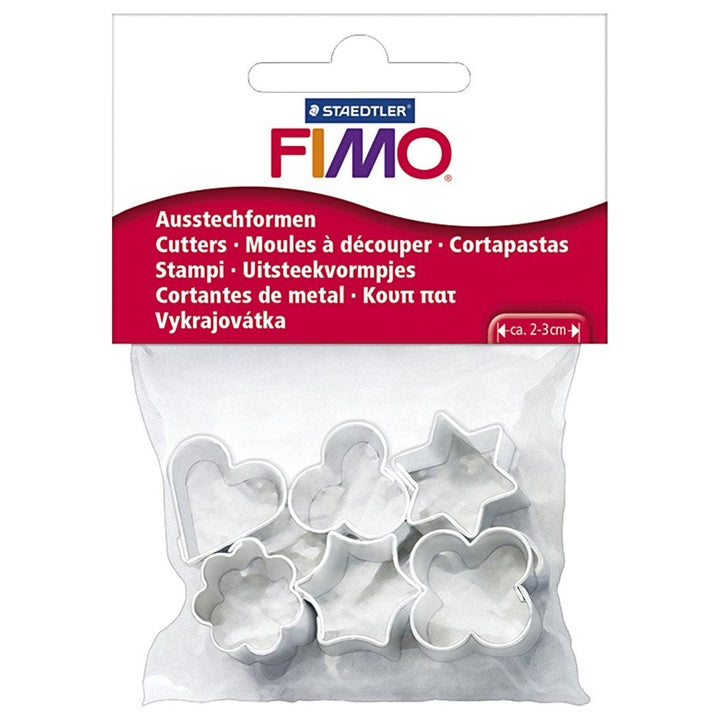 Σετ καλούπιων για υλικό FIMO - 6 τεμάχια